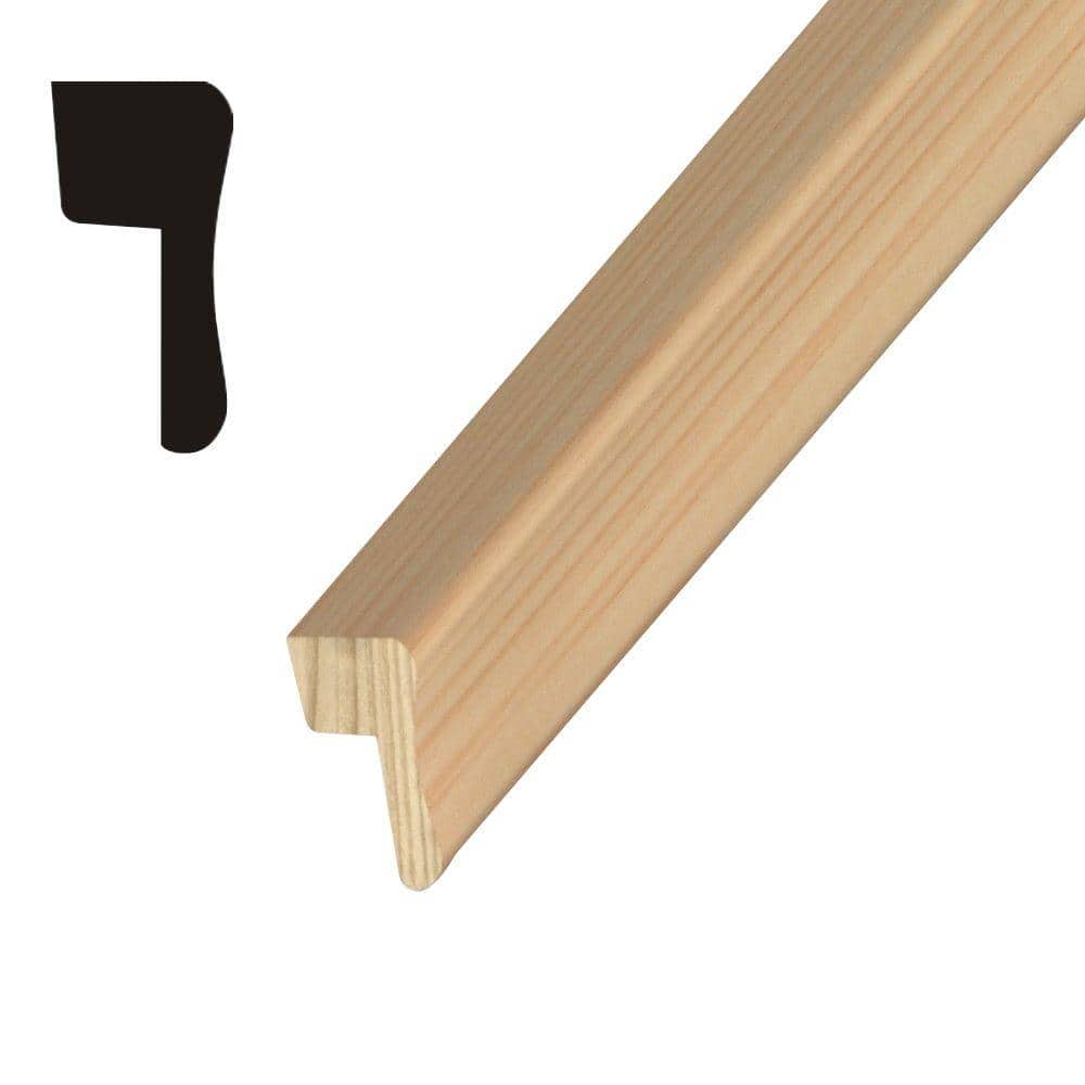 Kelleher 9/16 in. x 1-1/4 in. Pine Cap Moulding