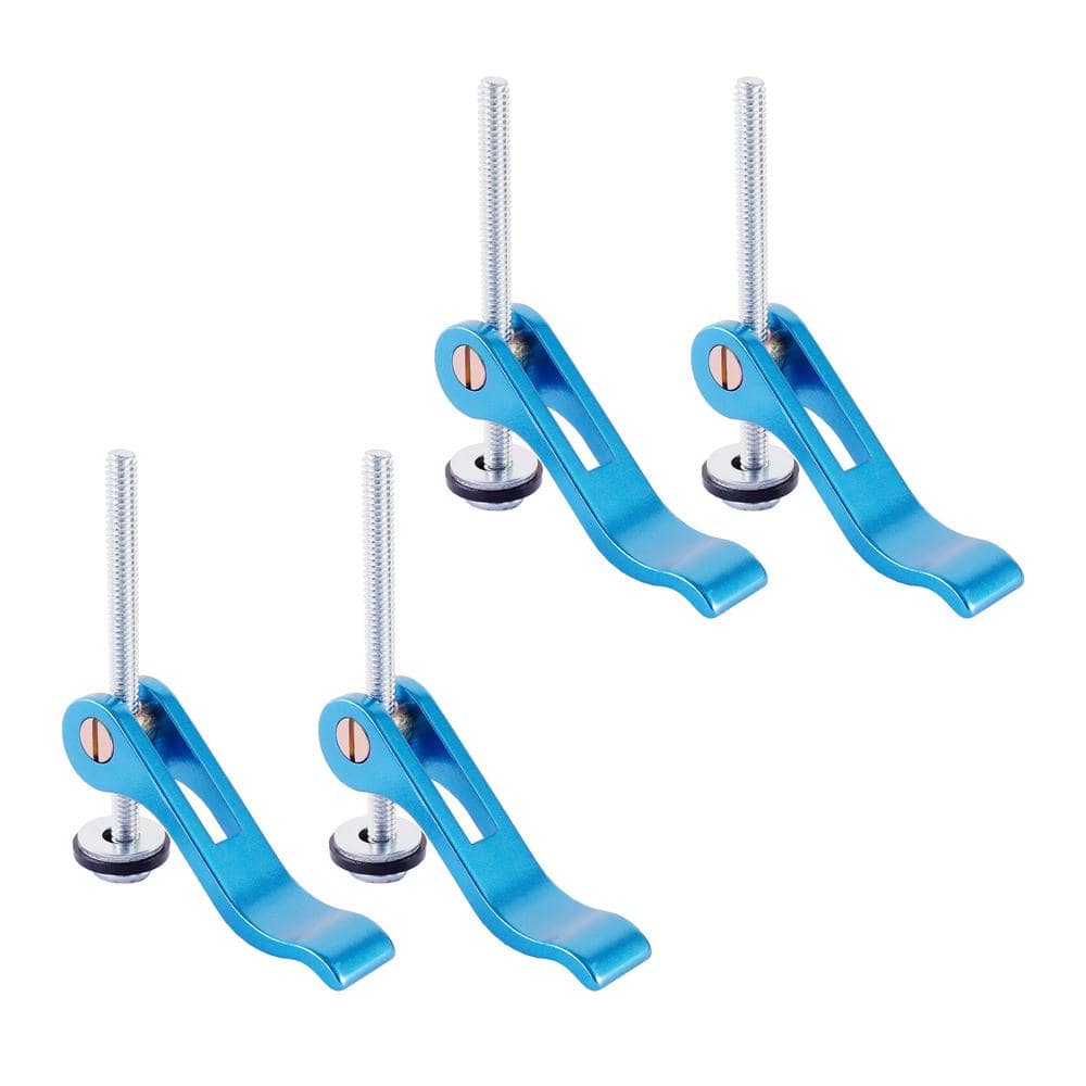 ‎POWERTEC 1/4 in. 20 Threaded Insert Aluminum Cam Clamp for Woodworking (4-Pack) (1)