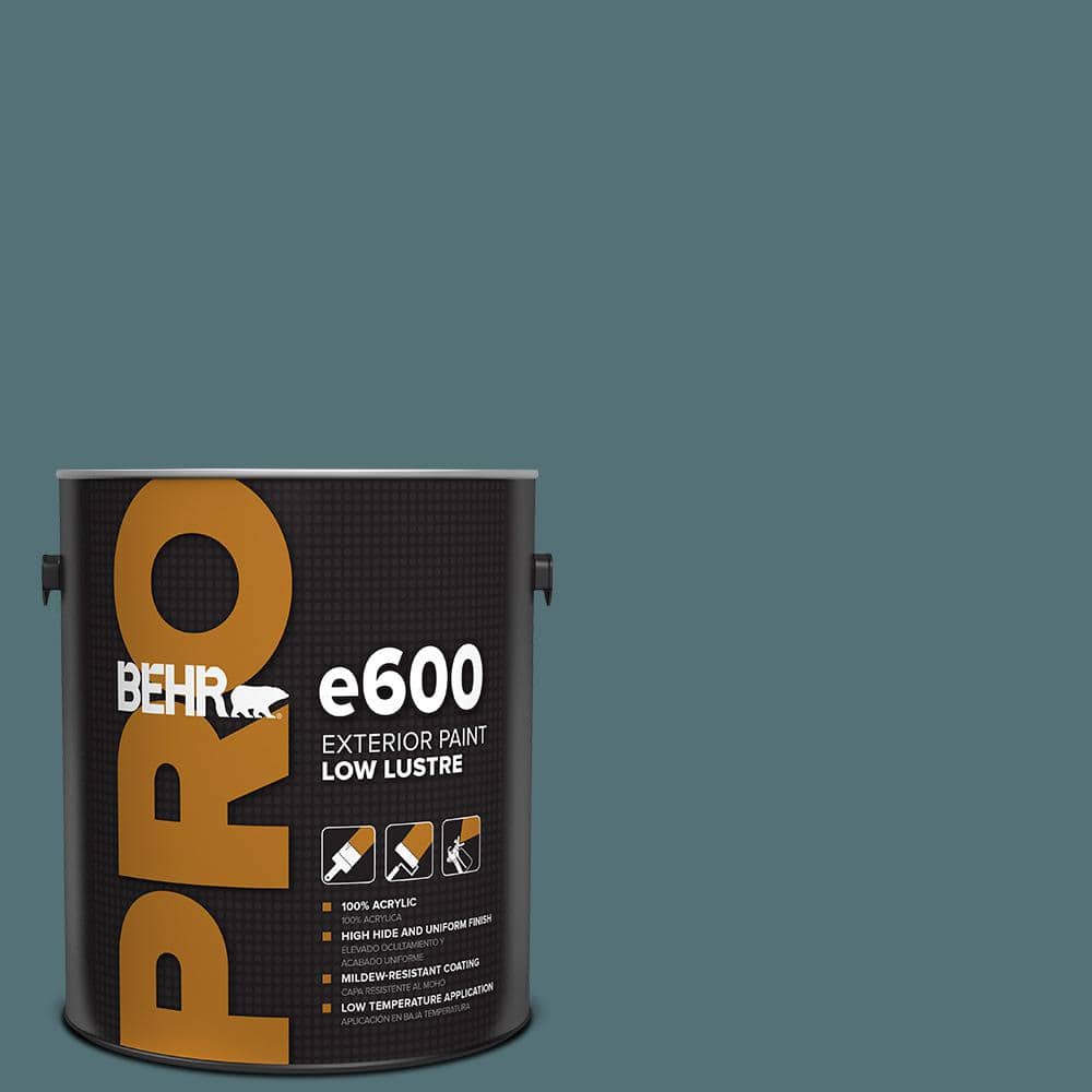 BEHR PRO 1 gal. #HDC-CL-22 Sophisticated Teal Low Luster Exterior Paint