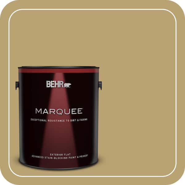 BEHR PREMIUM PLUS Home Decorators Collection #HDC-AC-16 Cumin Flat Interior/Exterior Paint & Primer Color Sample (4)