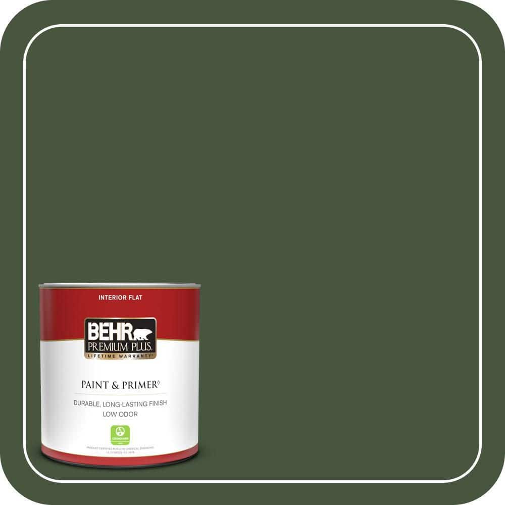 BEHR PREMIUM PLUS #MQ6-49 Chard Flat Interior/Exterior Paint & Primer Color Sample