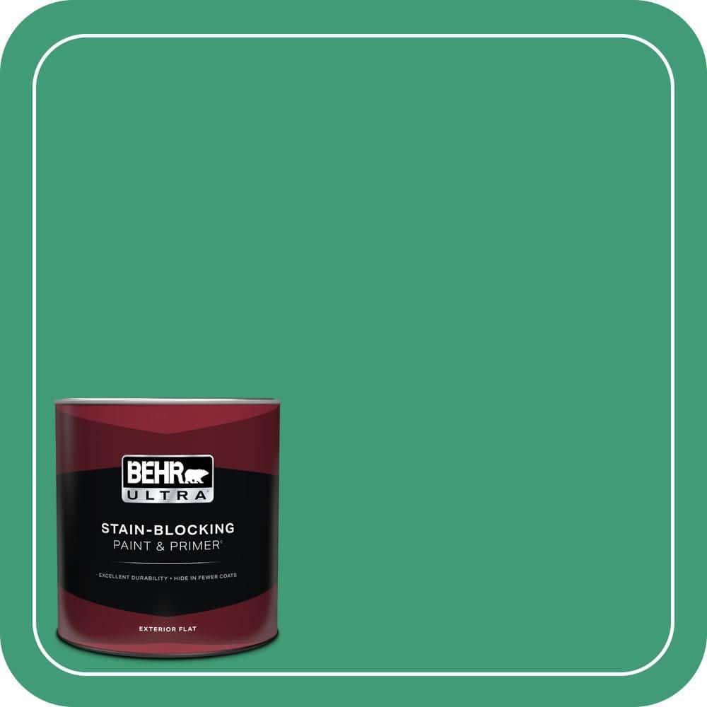 BEHR ULTRA 1 qt. #MQ6-42 Dancing Jewel Flat Exterior Paint & Primer