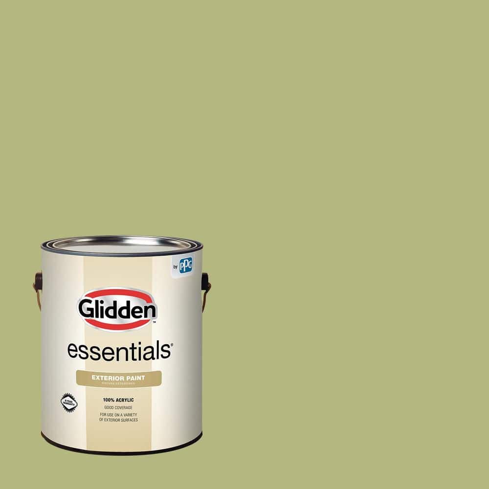 Glidden Essentials 1 gal. PPG1119-5 Fancy Flirt Flat Exterior Paint (1)