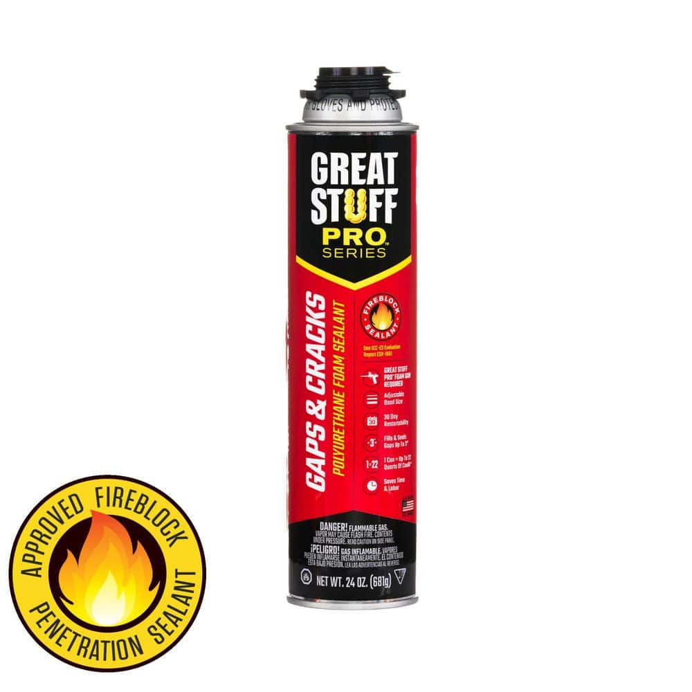 GREAT STUFF PRO 24 oz. Gaps and Cracks Insulating Spray Foam Sealant