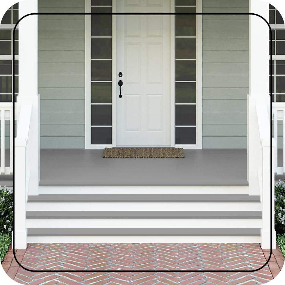 BEHR PREMIUM #PPU26-06 Textured Low-Lustre Enamel Interior/Exterior Porch and Patio Anti-Slip Floor Paint (2)