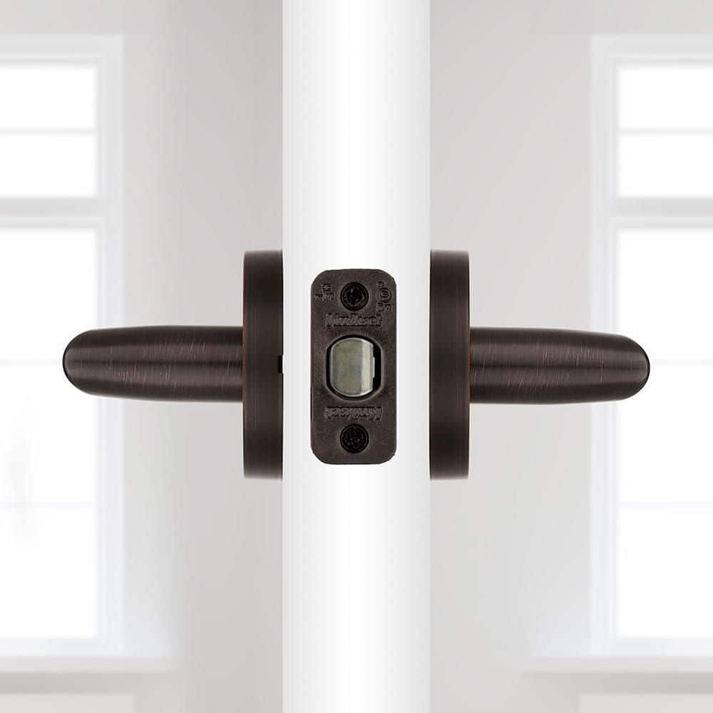 Kwikset Milan Venetian Bronze Round Hall/Closet Reversible Door Handle (3)