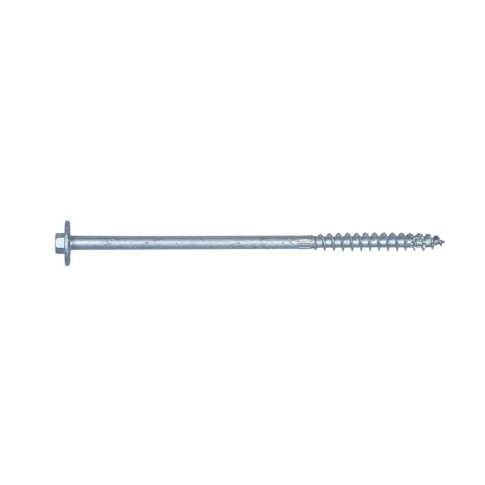 Simpson Strong-Tie 0.276 in. x 8 in. Strong-Drive SDWH Timber-Hex HDG Wood Screw (30-Pack) (3)