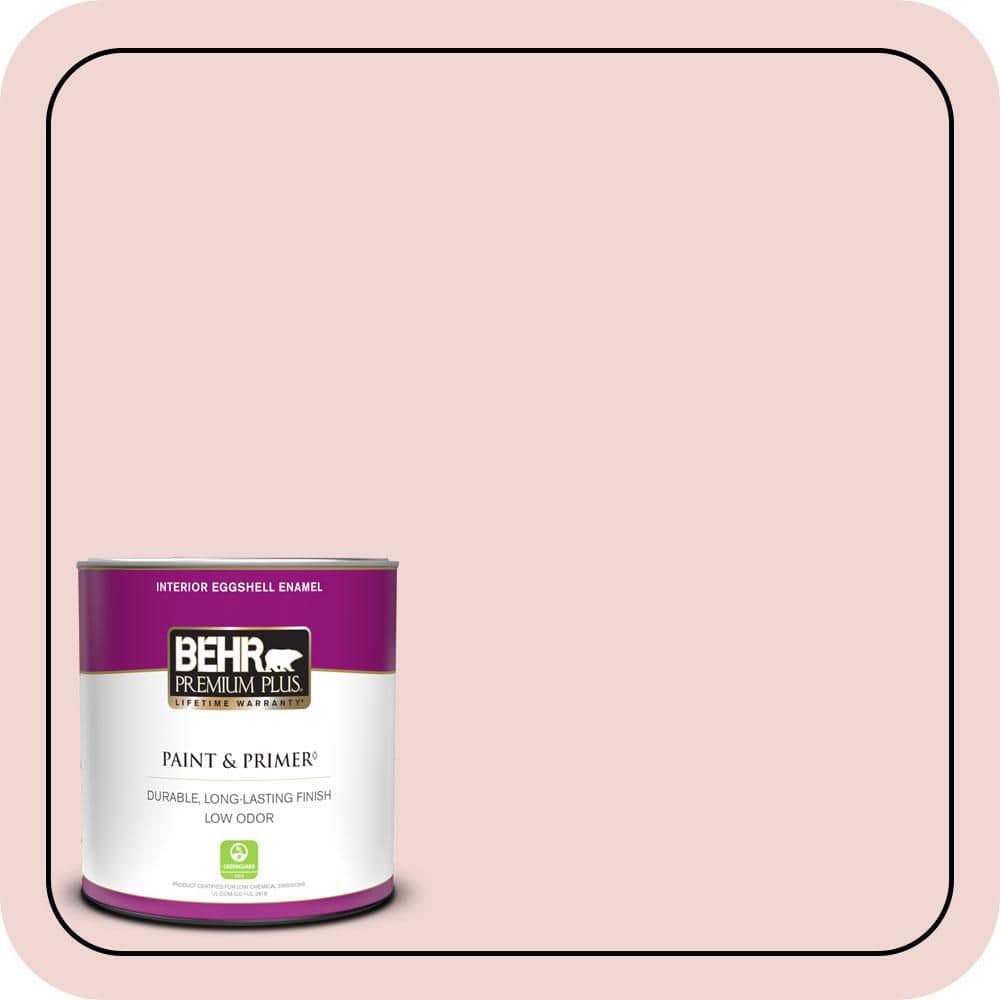 BEHR PREMIUM PLUS #150E-1 Delicate Blush Enamel Low Odor & Primer (1)