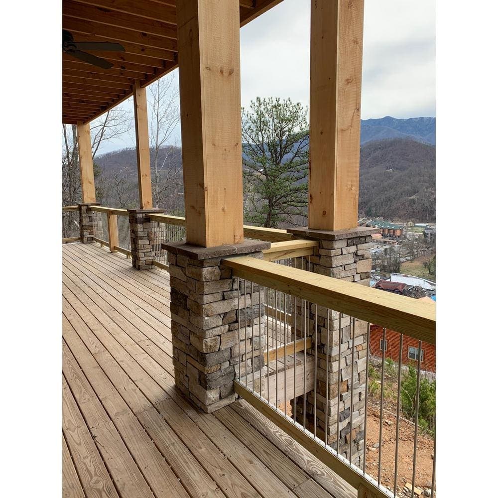 Insta-Rail 36 in. H x 72 in. W Insta Tube Vertical Stainless Steel Tube In-Fill Kit for Railings (3)