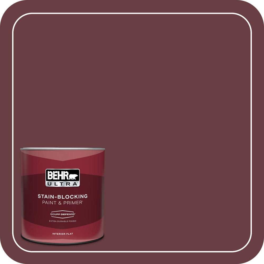 BEHR ULTRA 1 qt. #T14-11 Imperial Jewel Extra Durable Flat Interior Paint & Primer