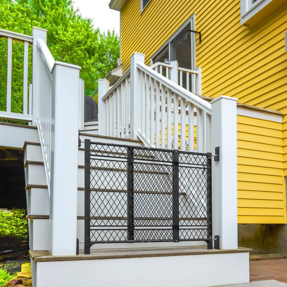 INGENUITY Doorway 42W Series Baby and Dog Gate, Indoor Outdoor, Galvanized Steel, Fits 23-42 in. Openings, 25.59 in. Tall (3)