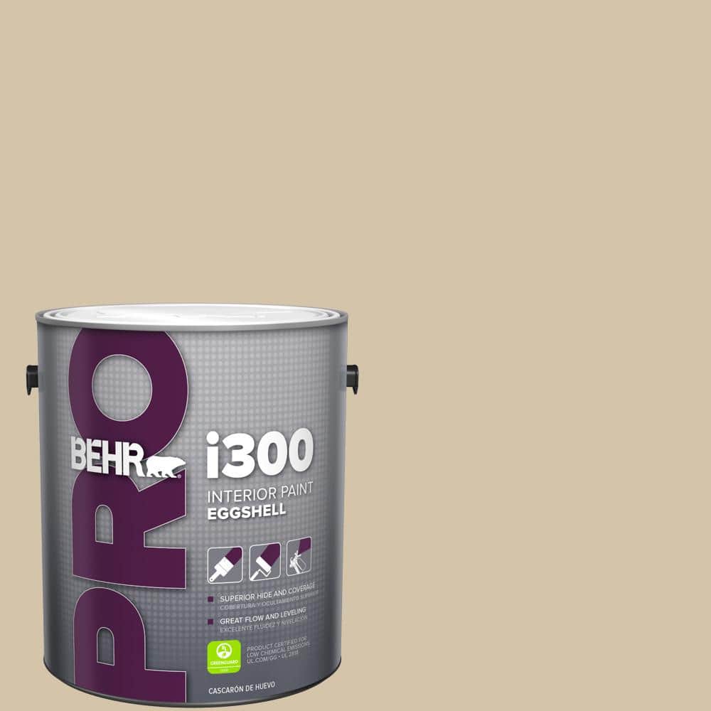 BEHR PRO 1 gal. #ICC-60 Brown Bread Eggshell Interior Paint