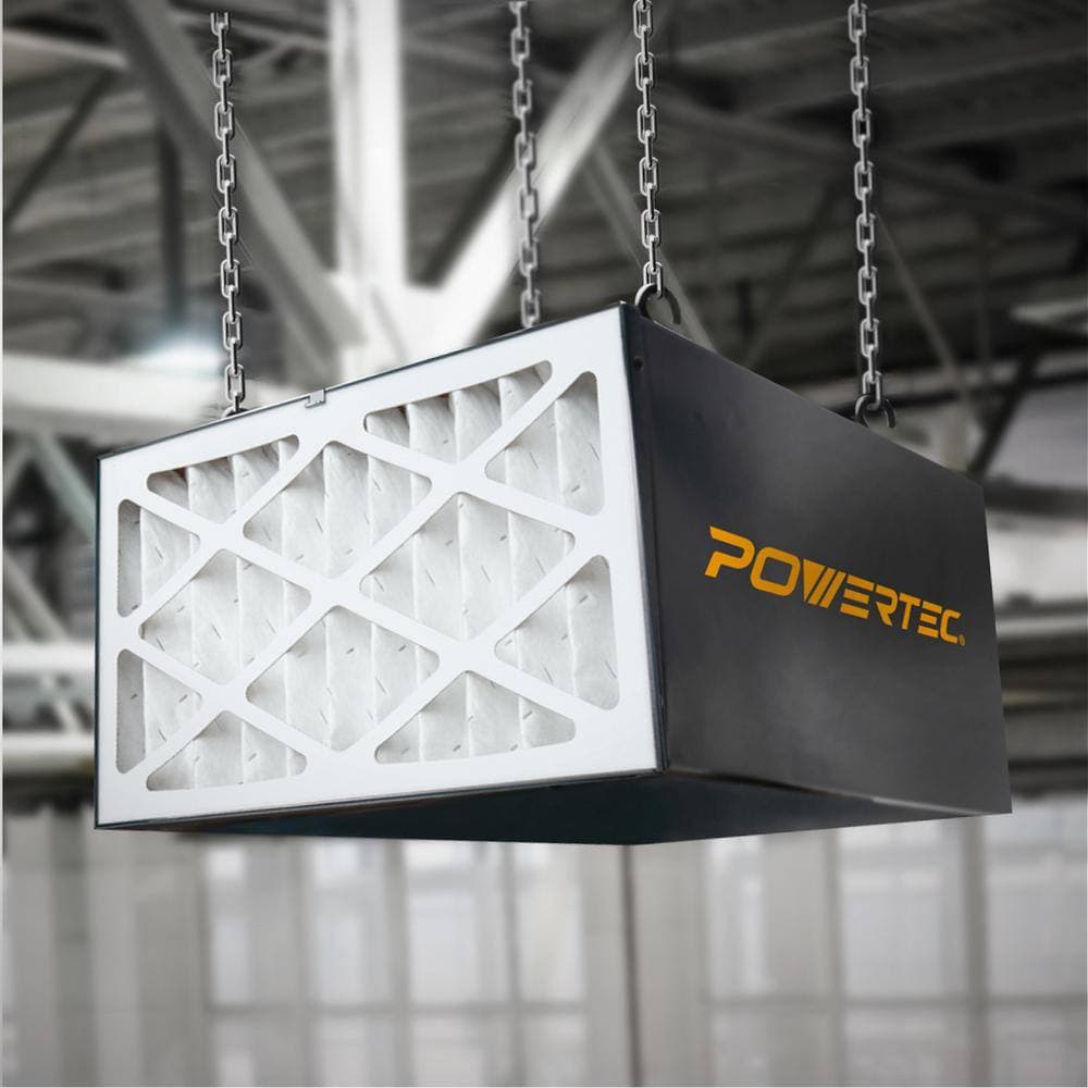 ‎POWERTEC 5 Micron Outer Filters for AF4000, AF4001 and WEN 3410 Air Filtration Systems (2)