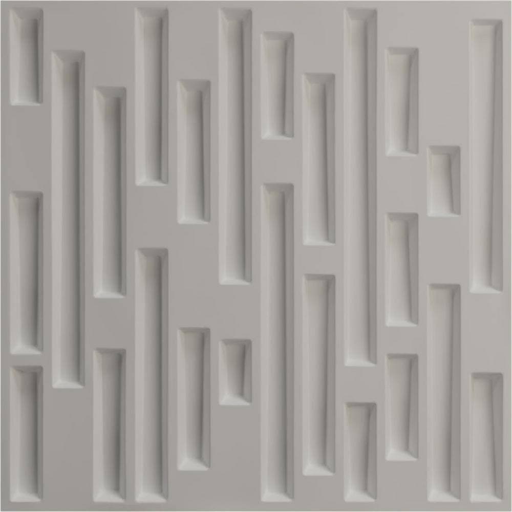 Ekena Millwork 19 5/8 in. 19 5/8 in. Staggered Brick EnduraWall Decorative 3D Wall Panel Sq.Ft. (3)