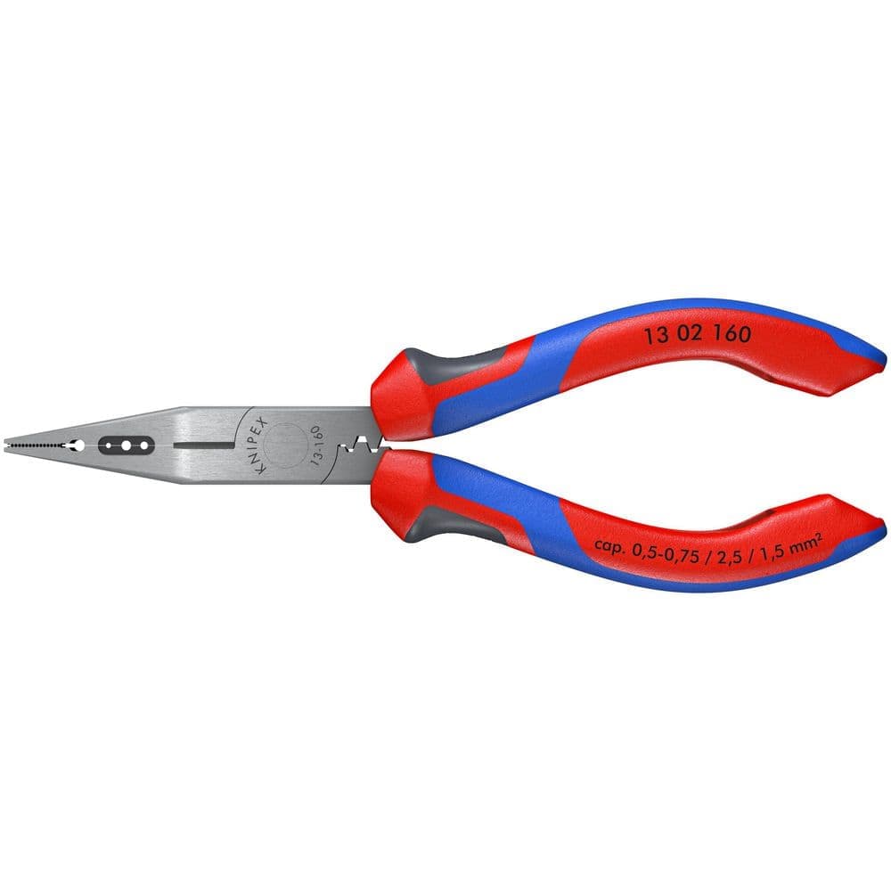 KNIPEX Heavy Duty Forged Steel 4-in-1 Electrician Pliers with 14, 16, and 20 AWG, 60 HRC Cutting Edge and Comfort Grip (3)