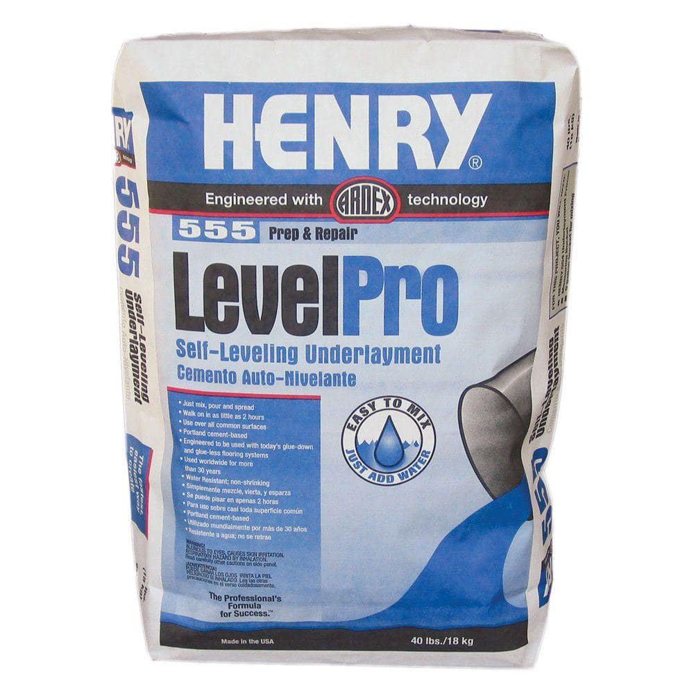 Henry 555 Level Pro 40 lb. Self-Leveling Underlayment (2)
