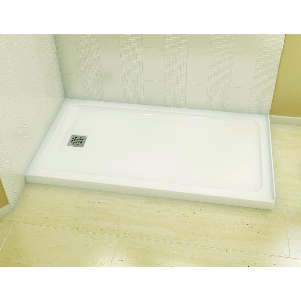 MAAX Olympia 60 in. 32 in. Single Threshold Acrylic Shower Base with Drain (3)