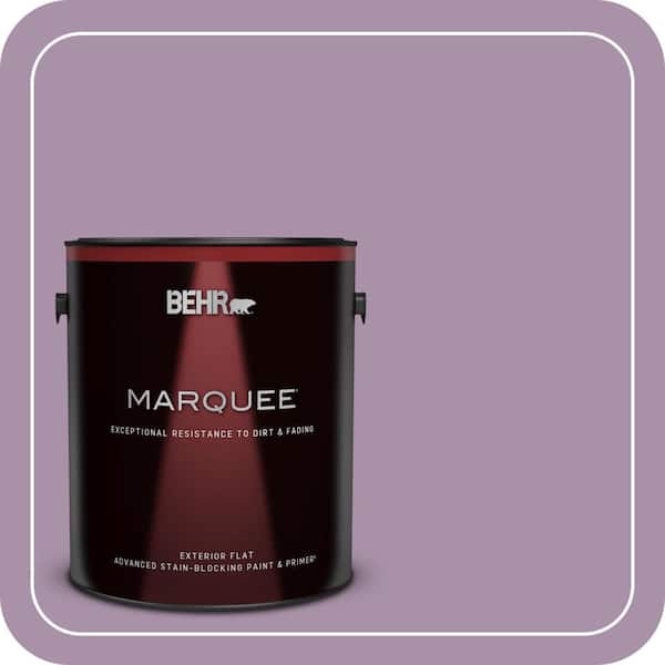 BEHR MARQUEE 1 gal. #670D-5 Garden Flower Flat Exterior Paint & Primer (2)