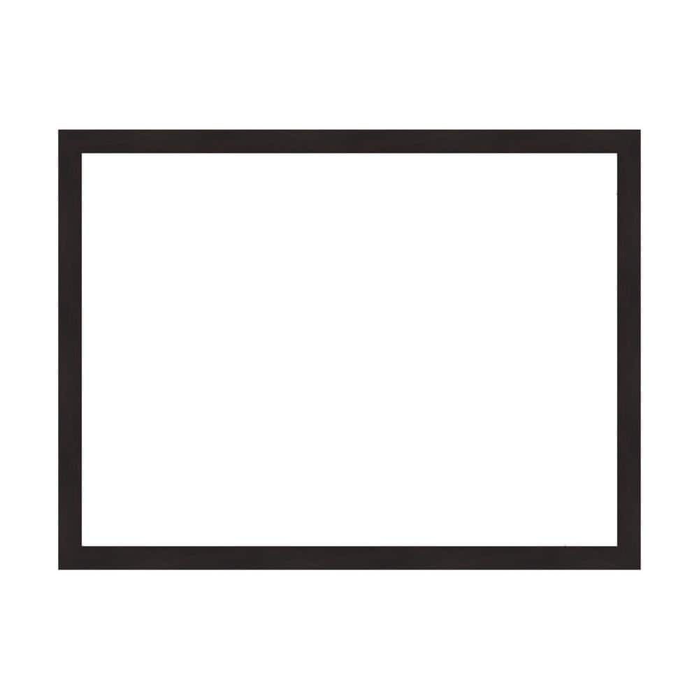 Amanti Art Mirror Makeover Furniture Espresso Narrow 49.25 in. W x 37.25 in. H Bathroom Mirror Frame Border Kit-Fits a 48x36 mirror (1)