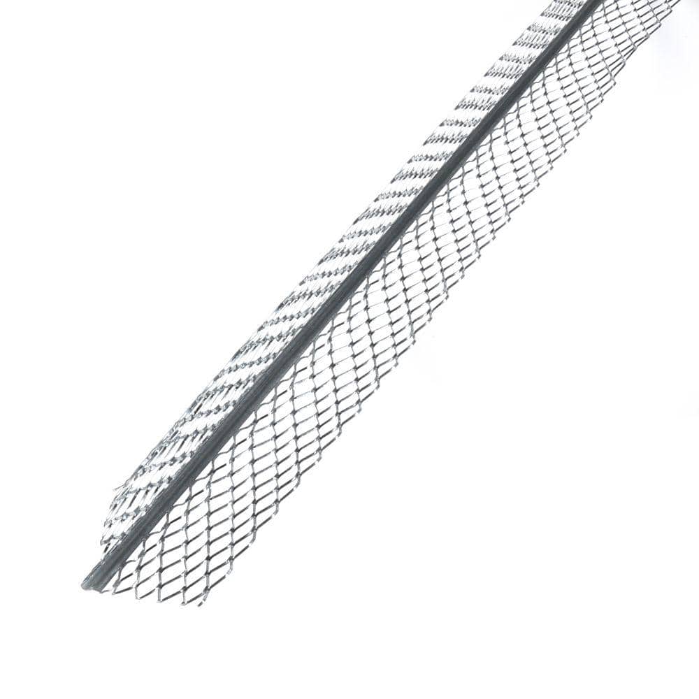 Unbranded No.1-A 2.625 in. x 8 ft. Galvanized Steel Expanded Flange Corner Bead