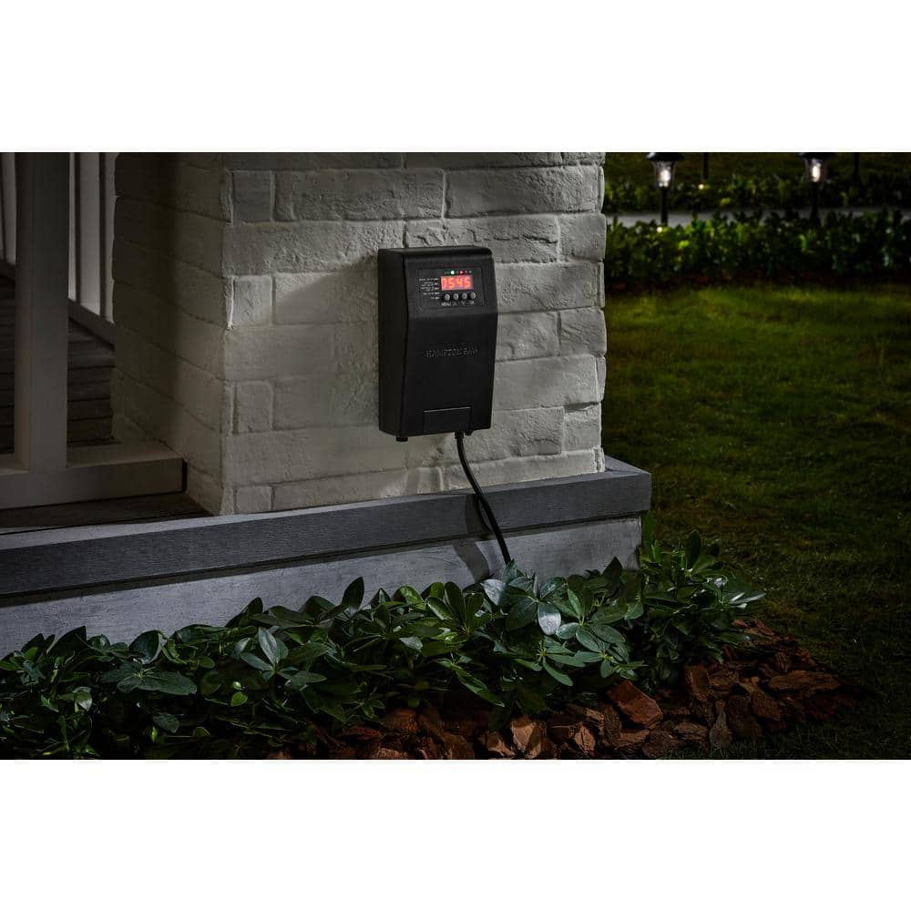 Hampton Bay Low-Voltage 120-Watt Plastic Housing Landscape Lighting Transformer with Dusk to Dawn Operation (2)