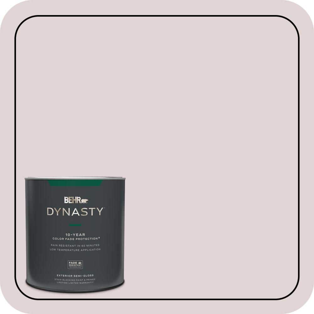 BEHR DYNASTY 1 qt. #N120-2 Razzberry Fizz Semi-Gloss Exterior Stain-Blocking Paint & Primer
