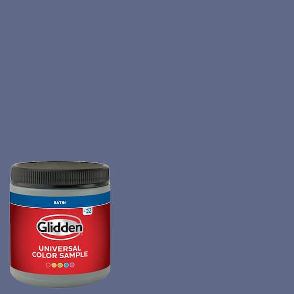 Glidden 8 oz. PPG1168-6 Grape Haze Satin Interior Paint Sample (2)