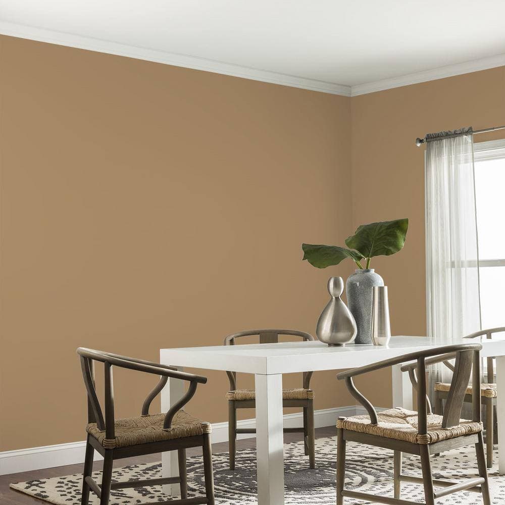 Glidden Premium 1-gal. PPG1086-6 Coffee With Cream Eggshell Interior Latex Paint (4)