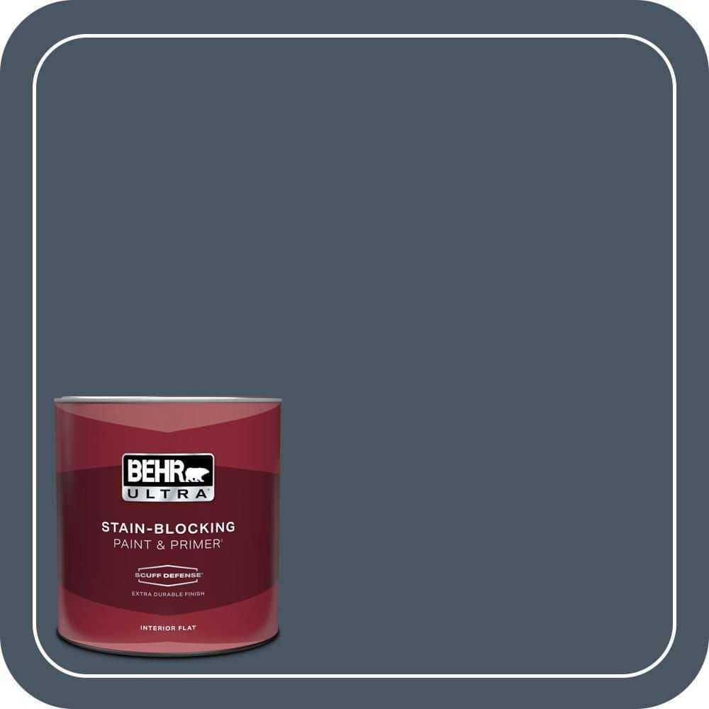 BEHR ULTRA 1 qt. #T13-13 Flapper Dance Extra Durable Flat Interior Paint & Primer