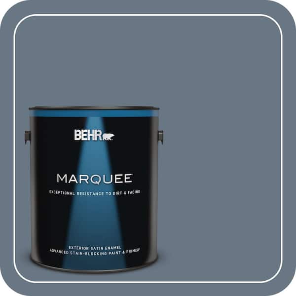 BEHR MARQUEE 1 gal. #MQ5-19 Hypnotic Satin Enamel Exterior Paint & Primer (2)