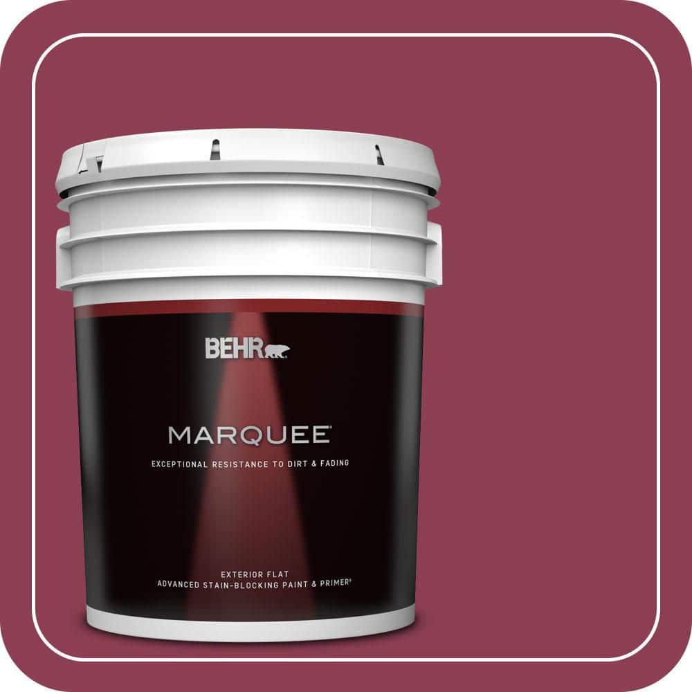 BEHR MARQUEE 5 gal. #T15-1 Liaison Flat Exterior Paint & Primer