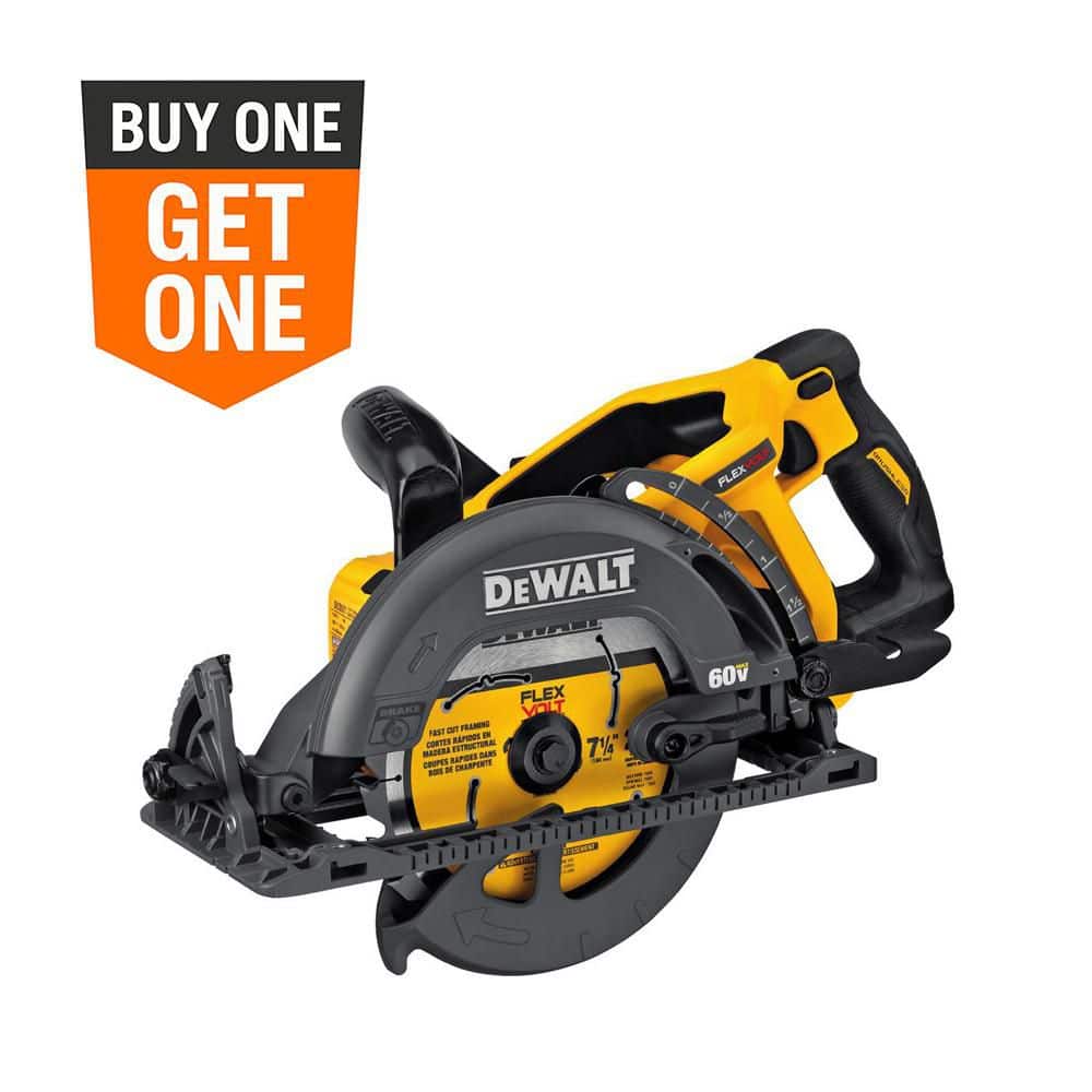 DEWALT FLEXVOLT 60V MAX Cordless Brushless 7-1/4 in. Wormdrive Style Circular Saw (Tool Only)