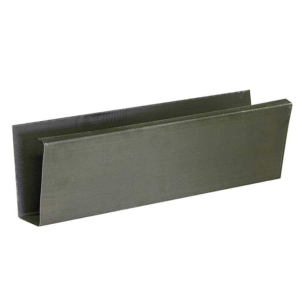 Gibraltar Building Products 4 in. 16 ft. Bonderized Steel Fascia Gutter