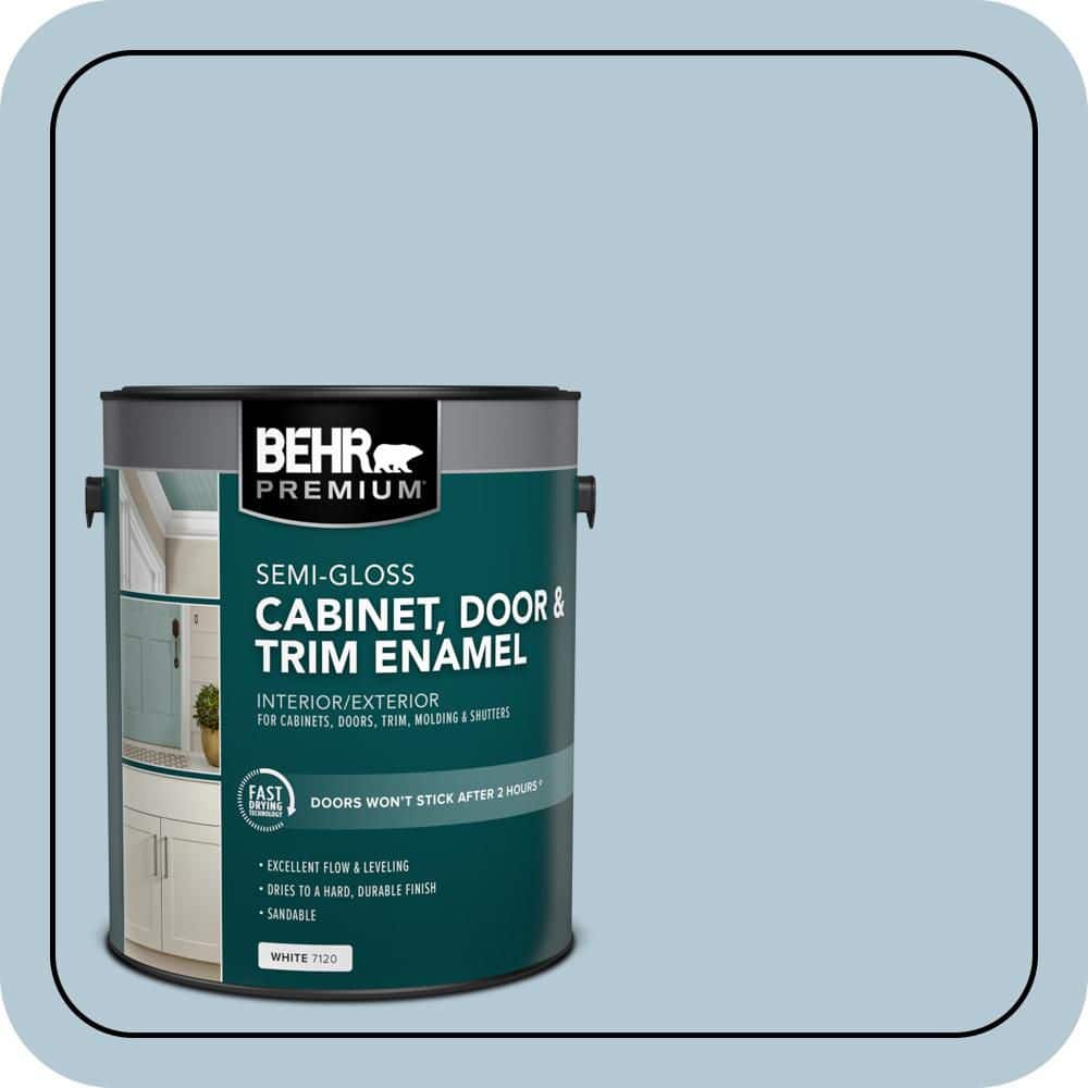 BEHR PREMIUM 1 gal. #HDC-CT-16A English Hollyhock Semi-Gloss Enamel Interior/Exterior Cabinet, Door & Trim Paint