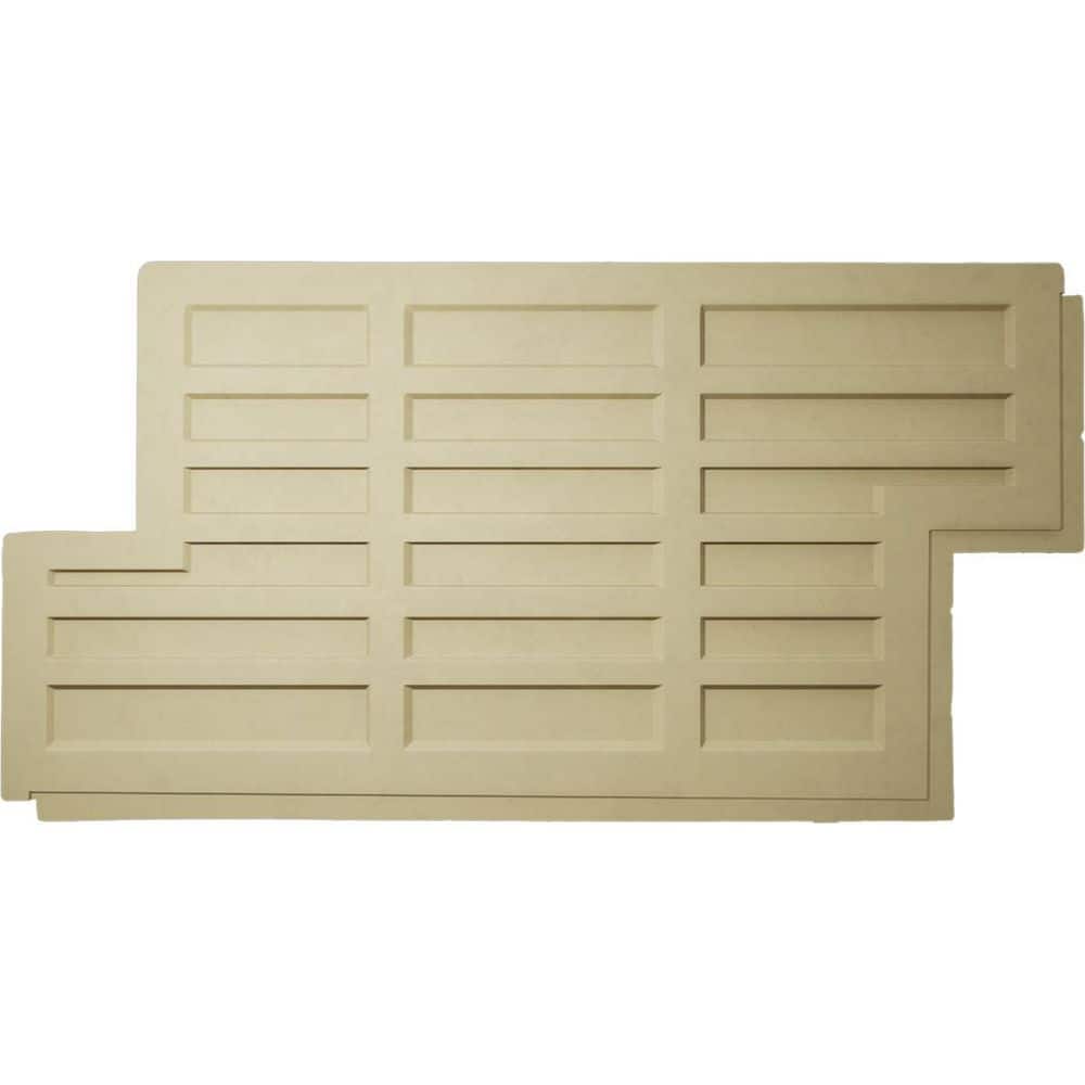 Ekena Millwork EverStone Regal Faux Stone Panel, 47 3/4"W x 24 3/4"H x 1 3/4"D, Arizona Desert Color (2)
