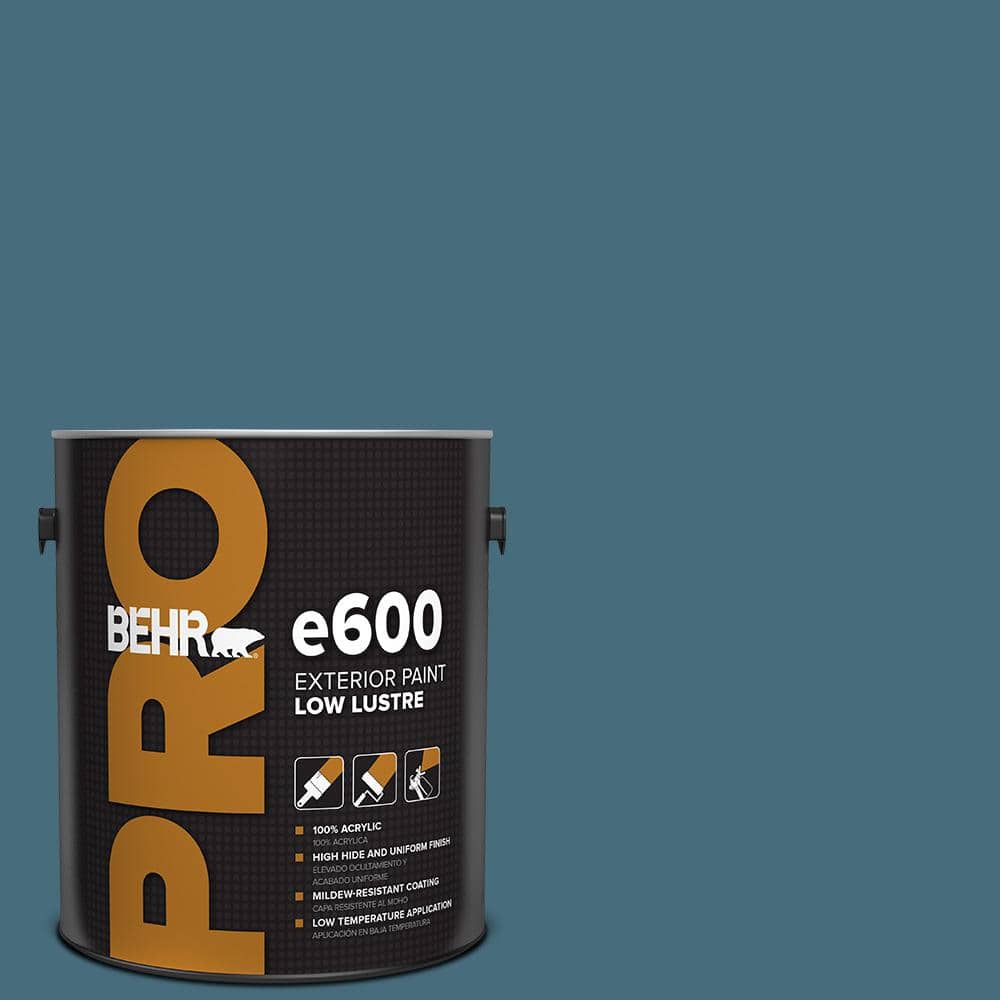 BEHR PRO 1 gal. #S480-6 Poseidon Low Luster Exterior Paint