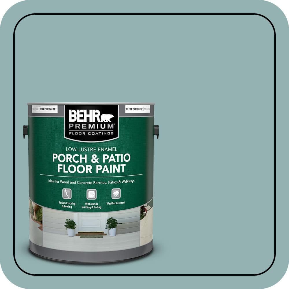 BEHR PREMIUM #500F-5 Low-Lustre Enamel Interior/Exterior Porch and Patio Floor Paint (1)