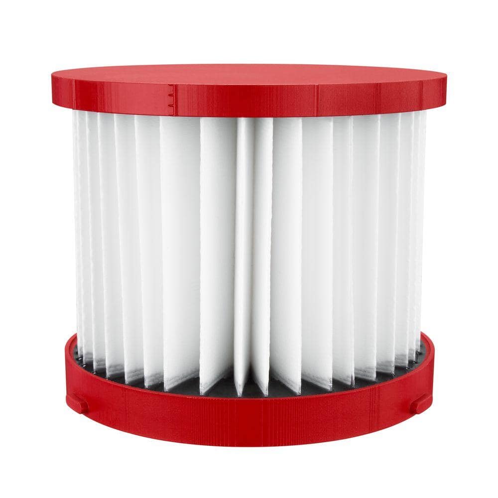 M18/M12 HEPA Wet/Dry Vacuum Filter for Milwaukee Models 0880-20, 0970-20, & 0960-20 Vacuums (1-Pack)