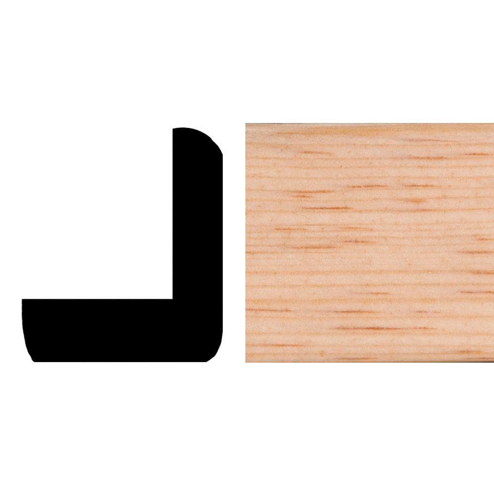 Builder's Choice WM 205 1-1/8 in. x 1-1/8 in. Pine Outside Corner Moulding