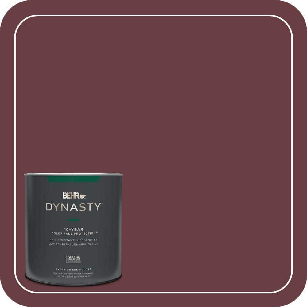 BEHR DYNASTY 1 qt. #T14-11 Imperial Jewel Semi-Gloss Exterior Stain-Blocking Paint & Primer