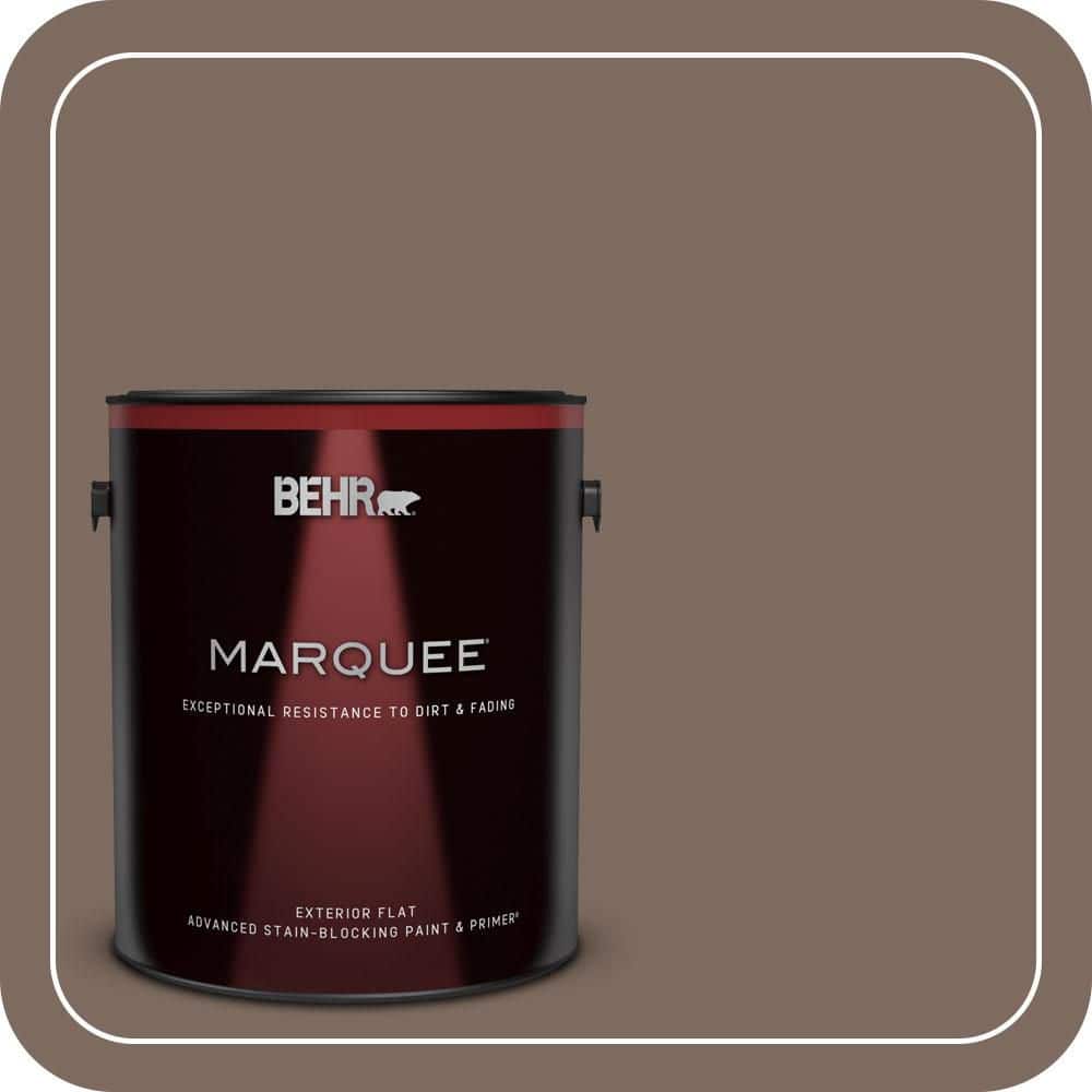 BEHR MARQUEE 1 gal. #N180-6 Derby Flat Exterior Paint & Primer (1)