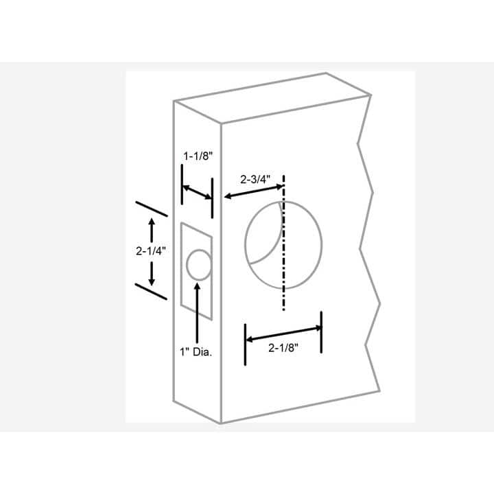 Taco Cylta Series 1 in. Dark Bronze Yale Keyed Alike in Pairs Mortise Cylinder in Duronodic (2)