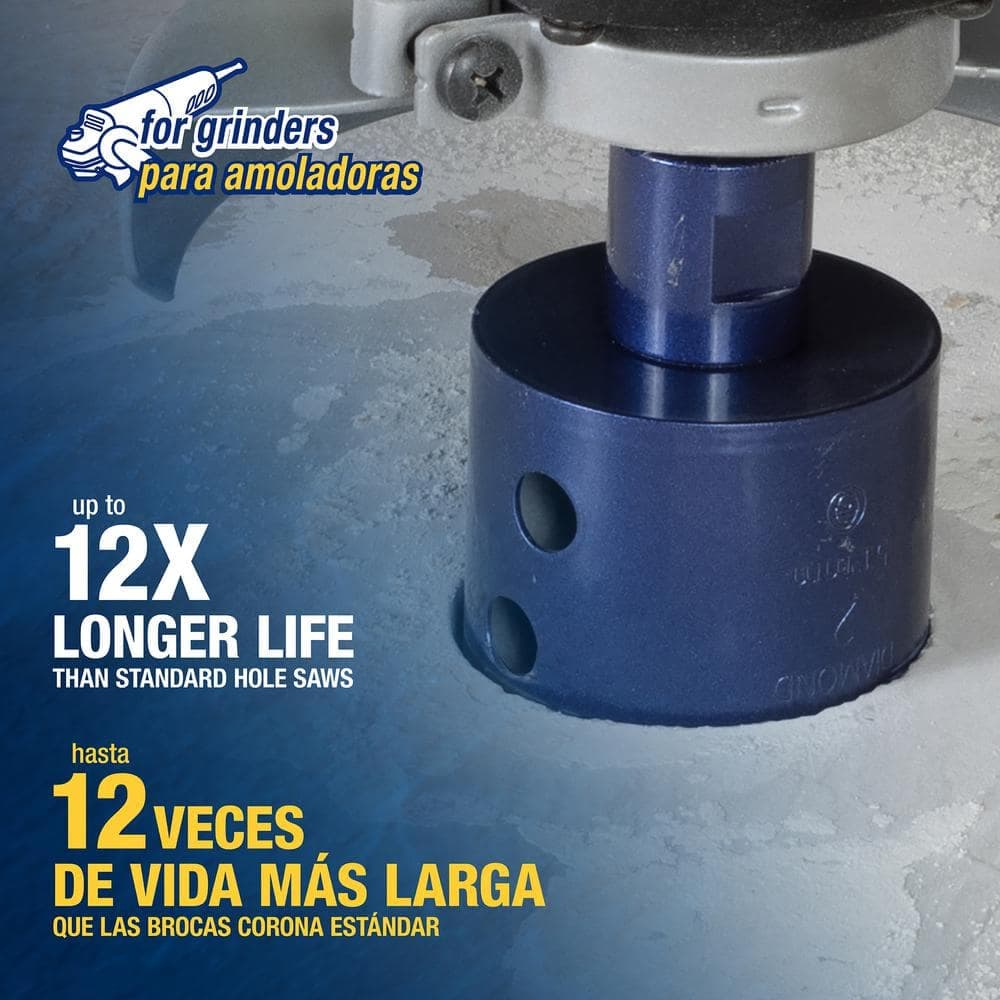 QEP 2 in. Diamond Hole Saw for Grinders (4)