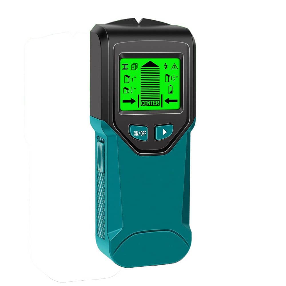 Unbranded 5 in 1 Electronic Stud Finder Wall Scanner with Digital LCD Display Intelligent Smart Chip Peacock Blue
