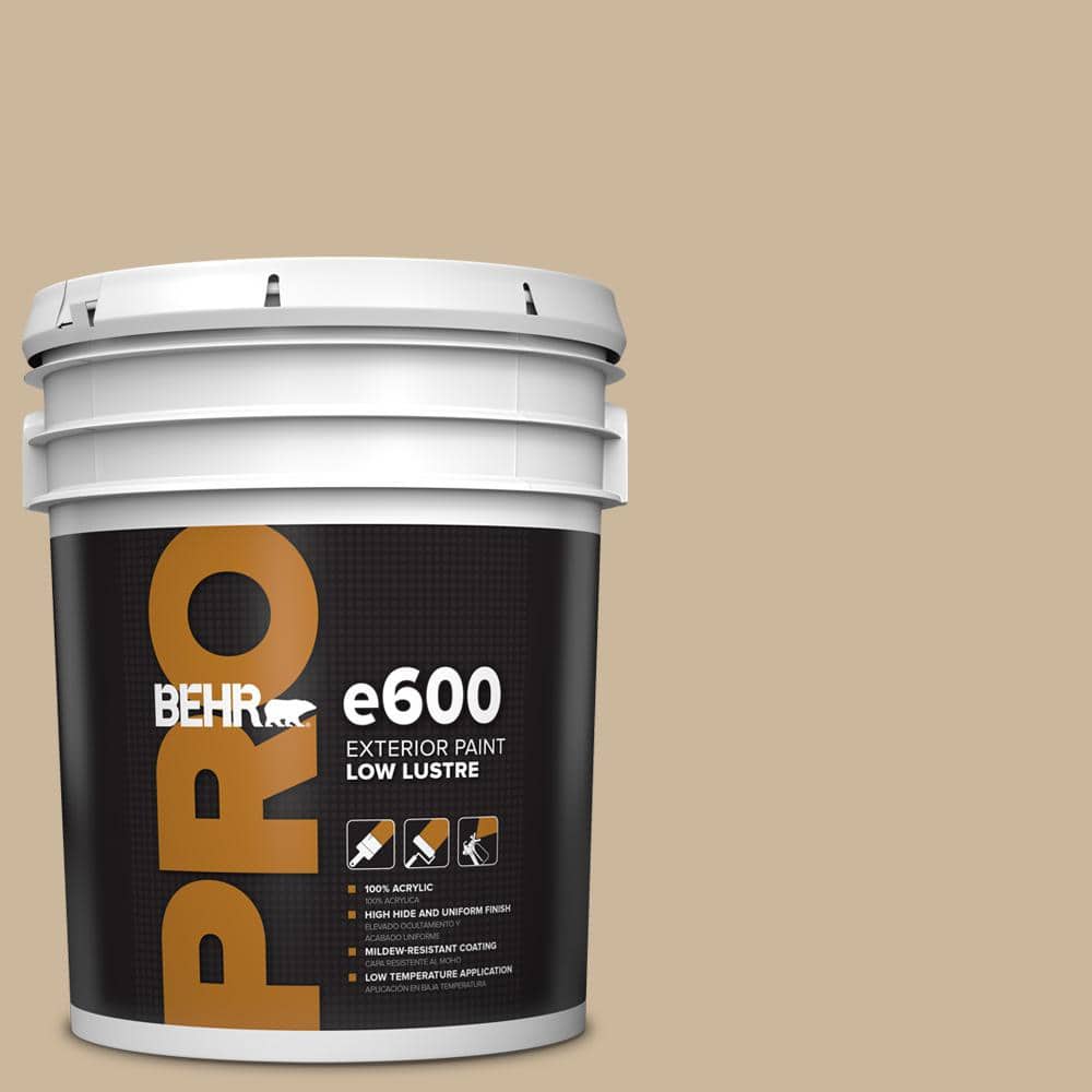 BEHR PRO 5 gal. #MQ2-21 Elemental Tan Low Luster Exterior Paint