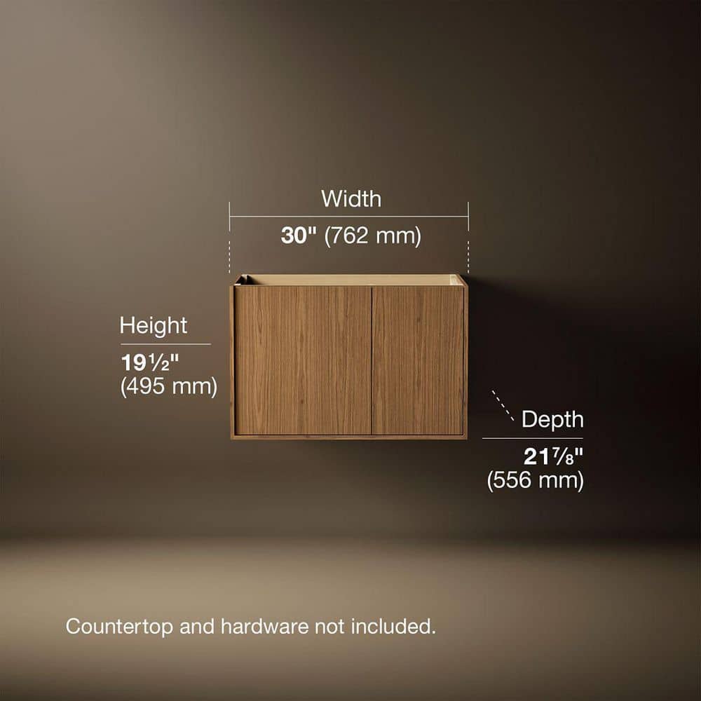 KOHLER Jute W 22 in. D 20 in. H Bathroom Vanity Cabinet without Top Linen White (3)