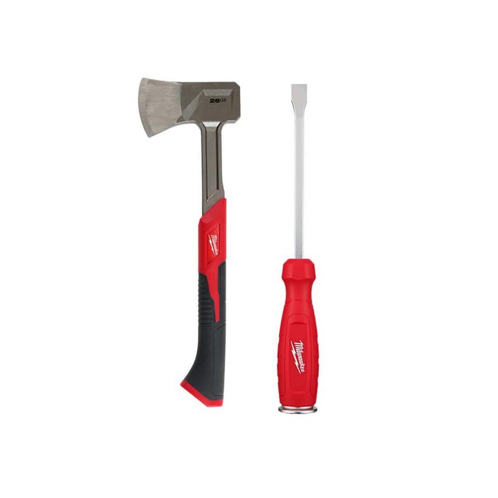 Milwaukee 16 in. Splitting Axe with Demolition Screwdriver