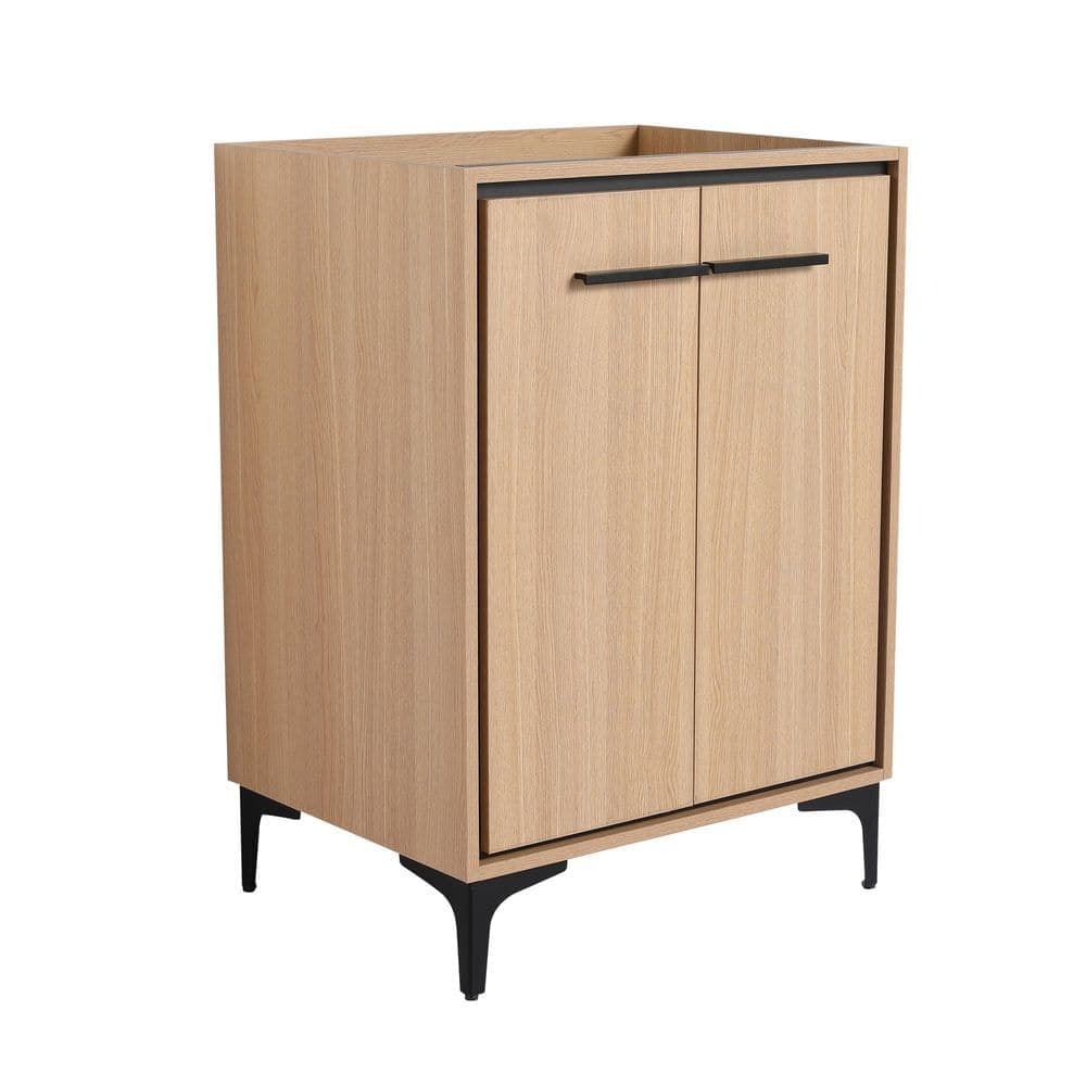 Noble House Ashton 43 in. W Modern Freestanding Bath Vanity Cabinet without Top with 2 Soft Closing Doors (1)