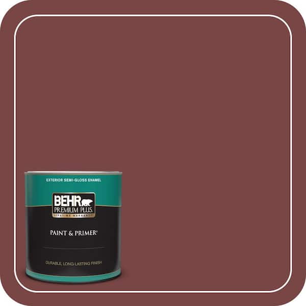 BEHR PREMIUM PLUS #150F-7 Burnt Tile Flat Low Odor & Primer (2)