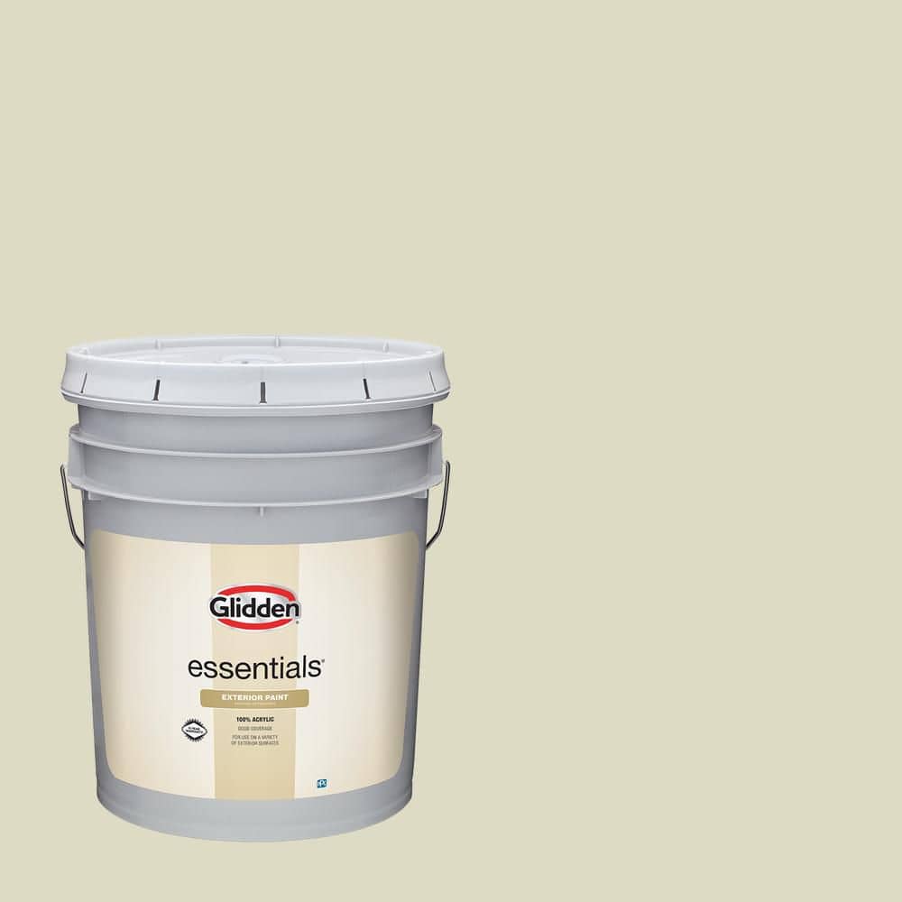 Glidden Essentials 5-gal. PPG1114-2 River Reed Satin Exterior Paint